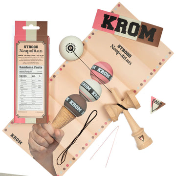 Krom Kendama STROGO NEAPOLITAN VANILLA